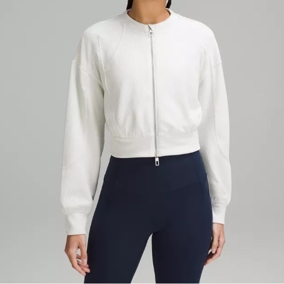 lululemon athletica Jackets & Blazers - Lululemon Ribbed Softstreme Cropped Jacket